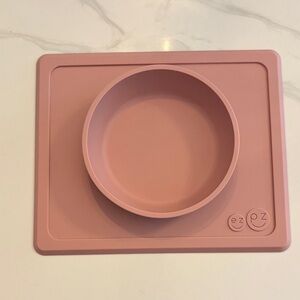 EZPZ Pink Kids Suction Bowl